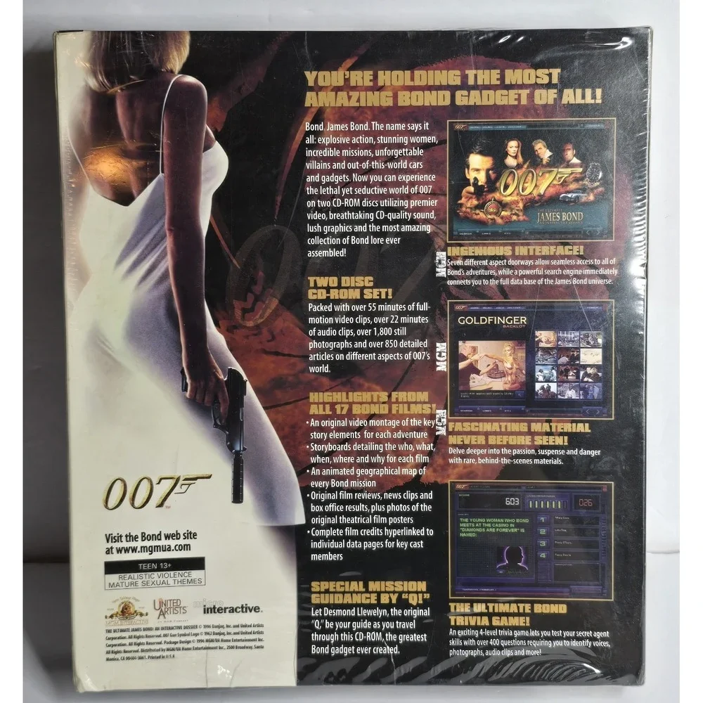 The‎ Ultimate James Bond 007 An Interactive Dossier - PC ***BRAND NEW SEALED***